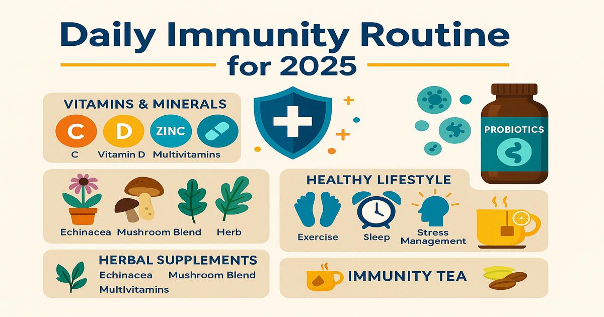 Daily Immunity Routine for 2025 – How to Build Natural Defense That Lasts
