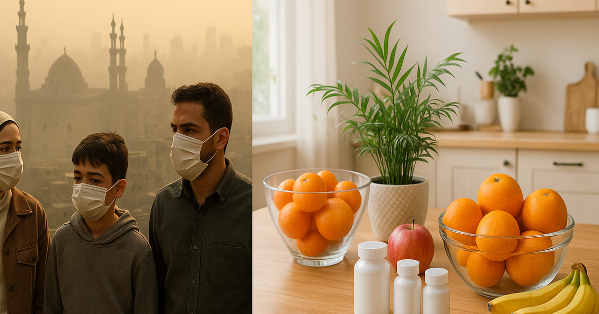 How Air Pollution in Egypt Is Affecting Public Health and Nutritional Well-being