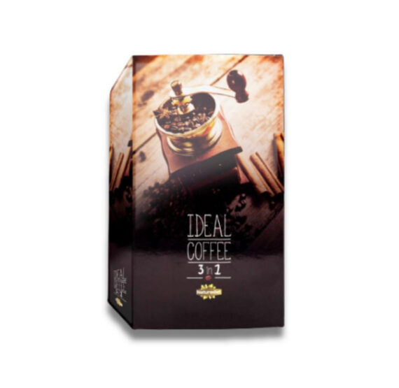 Ideal Coffee 3 in 1 – Healthy Instant Coffee with Whey Protein & Coconut (25 Sachets) قهوة Ideal 3 في 1 – قهوة صحية فورية ببروتين الواي وجوز الهند (25 كيس)