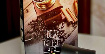 Ideal Coffee 3 in 1 – Healthy Instant Coffee with Whey Protein & Coconut (25 Sachets) قهوة Ideal 3 في 1 – قهوة صحية فورية ببروتين الواي وجوز الهند (25 كيس)