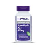 Natrol Alpha Lipoic Acid 600mg tablets - عبوة ناترول ألفا ليبويك أسيد 600 مجم – مضاد أكسدة