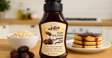دبس التمر الطبيعي سكويز 270 جم من بصحة – مصدر للطاقة والحديد -Date Molasses Squeeze 270 – Natural sweetener rich in iron and energy