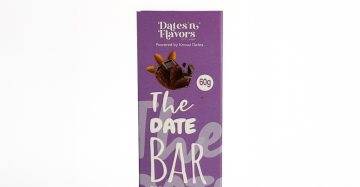 بار تمر مجدول ولوز مع الشوكولاتة الداكنة من Dates 'n Flavors مع شوكولاتة داكنة – سناك صحي طبيعي غني بالبروتين والطاقة Dates 'n Flavors Medjool Dates and Almond Bar with Dark Chocolate – Healthy Natural Protein Snack