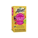Alive! Hair, Skin & Nails – 60 Softgels | Top-Rated Multivitamin for Radiant Beauty