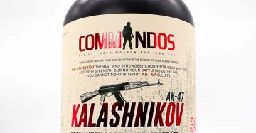 كوماندوز كلاشنكوف إيه كيه 47 واي بروتين - مكمل بروتين فائق الجودة لدعم بناء العضلات Commandos Kalashnikov AK-47 Whey Protein – 90% Protein Power for Muscle Growth | BCAAs + Glutamine Boost