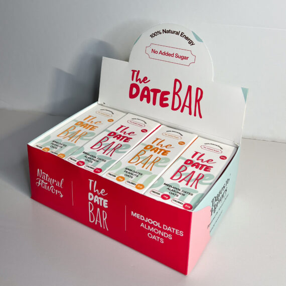 بيور بالم – علبة بارات تمر سيوي ومجدول بالفول السوداني واللوز والشوفان بدون سكر مضاف Pure Palm Bundle – Natural Siwi and Medjool Date Bars with Peanuts, Almonds, and Oats for Clean Energy