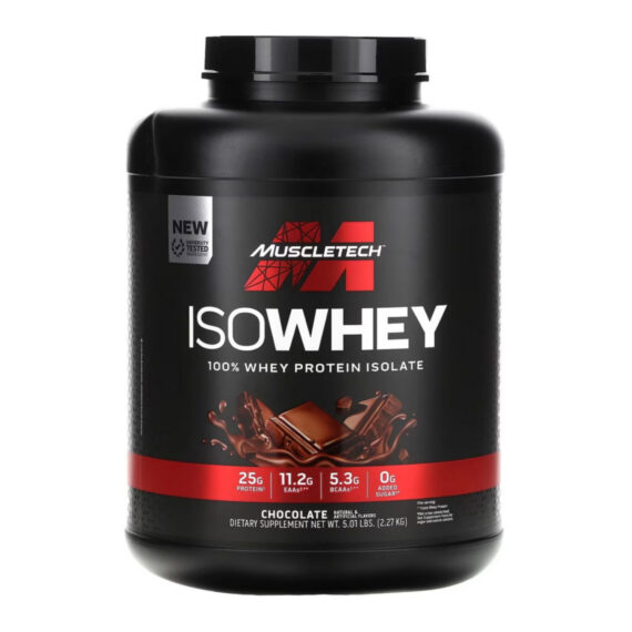 ISO Whey by MuscleTech: Ultra-Pure Protein for Elite Recovery آيزو واي من MuscleTech: أنقى بروتين معزول للاستشفاء السريع وبناء العضلات