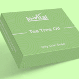 Le Vital Tea Tree Oil Soap - Purifies, Detoxifies & Balances Oily Skin صابون زيت شجرة الشاي من لوفيتال – ينقي ويوازن البشرة الدهنية والمستعدة لظهور الحبوب