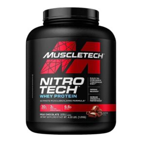 نيتروتك واي بروتين من MuscleTech: أقوى مكمل لبناء العضلات والاستشفاء السريع Nitro-Tech Whey Protein – Build Muscle & Recover Faster with MuscleTech