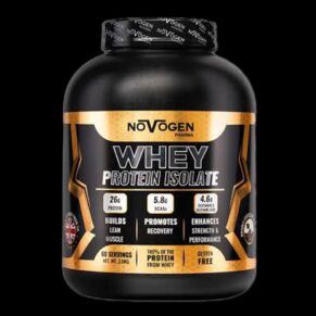نوفوجين واي بروتين أيزوليت – 2 كجم | بروتين نقي وسريع الامتصاص لبناء العضلات الصافية Novogen Whey Protein Isolate – 2Kg | Pure, Fast-Absorbing Protein for Lean Muscle Growth