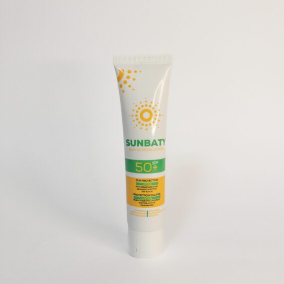 صن باتي واقي شمس ملون + حماية SPF 50 – إشراقة وحماية طبيعية لكل أنواع البشرة SUNBATY Sunscreen Lotion SPF 50+ – Tinted Mineral Protection for Radiant, Healthy Skin