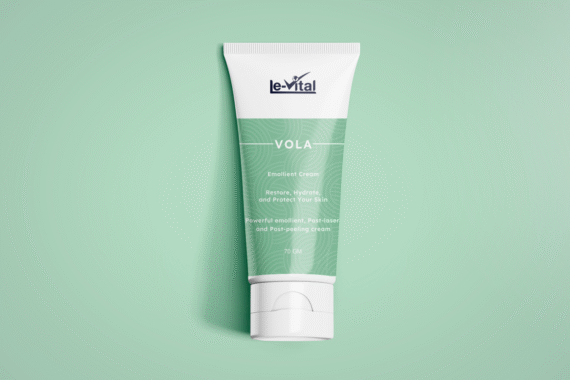 VOLA Emollient Cream – Restore, Hydrate & Protect Sensitive and Damaged Skin فولا كريم مرطب – ترطيب عميق وتهدئة لكل أنواع البشرة بعد الليزر والتقشير