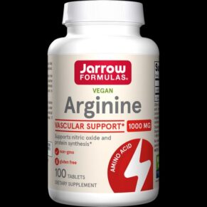 أرجينين من جارو فورميلاز 1000 مجم– دعم صحي للأوعية الدموية وبناء البروتين Arginine 1000mg by Jarrow – Powerful Vegan Support for Heart, Blood Flow & Performance
