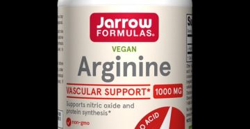 أرجينين من جارو فورميلاز 1000 مجم– دعم صحي للأوعية الدموية وبناء البروتين Arginine 1000mg by Jarrow – Powerful Vegan Support for Heart, Blood Flow & Performance