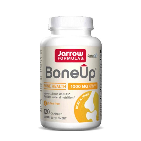 جارو بون أب 1000 مجم – تركيبة متكاملة لدعم كثافة العظام والمفاصل يوميًا BoneUp 1000mg by Jarrow Formulas – 6 Essential Nutrients to Strengthen Bones & Prevent Osteoporosis