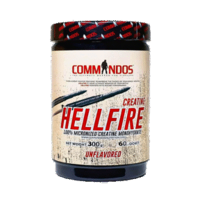 كوماندوز كرياتين هيل فاير ميكرونايزد – 300 جم | قوة انفجارية وأداء عضلي فائق Commandos Creatine Hell Fire Micronized – 300g | Explosive Strength & Muscle Power Formula