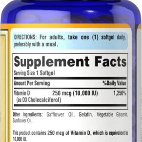 Vitamin D3 Puritan's Pride-فيتامين د3 بيورتان برايد