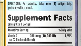 Vitamin D3 Puritan's Pride-فيتامين د3 بيورتان برايد