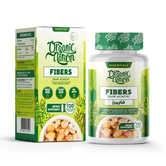 Fibers Gum Acacia Capsules-كبسولات فايبرز صمغ الأكاسيا