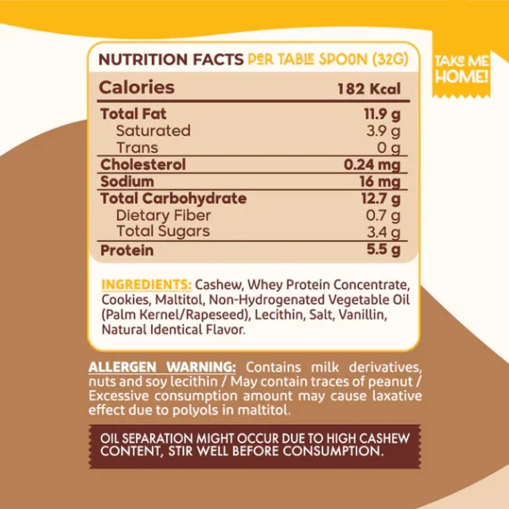 Guilt Free Cashew Spread-جيلت فري كاجو سبريد
