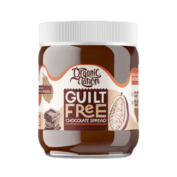Guilt Free Chocolate Spread-اورجانيك نيشن جيلت فري شيكولاتة سبريد