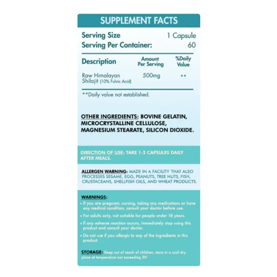 Himalayan Shilajit-كبسولات هيمالاين شلاجيت