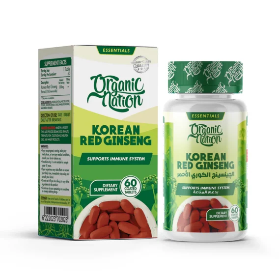 Korean Red Ginseng Tablets-أقراص الجينسينج الكوري الأحمر