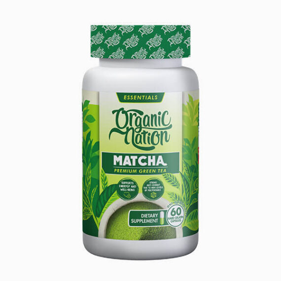 Matcha Premium Green Tea Capsules-كبسولات شاي الماتشا الأخضر الفاخر