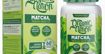 Matcha Premium Green Tea Capsules-كبسولات شاي الماتشا الأخضر الفاخر