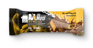 Max Muscle Max Iso Meal Banana Cream - بروتين بار ايزوليت بطعم الموز