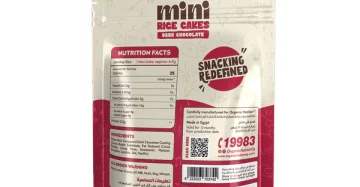 Mini Rice Cakes Coated with Dark Chocolate -كعك الأرز بالشوكولاتة الداكنة