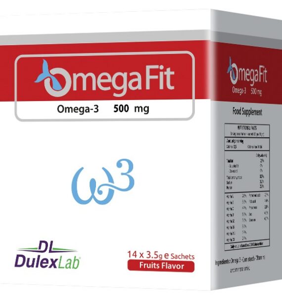 أوميجافيت – أكياس أوميجا 3 بتركيز 1000 مجم / 500 مجم لصحة المخ والقلب والمناعة