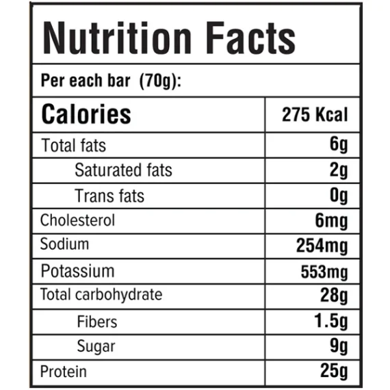 Secrets Protein Bar Apple Pie-سناك بروتين سيكرتس