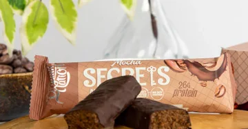 Secrets Protein Bar Mocha-سناك بروتين سيكرتس بنكهة الموكا