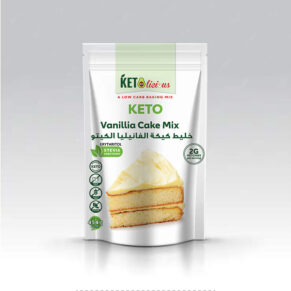 خليط كيك الفانيلا الكيتو-Keto Vanilla Cake Mix