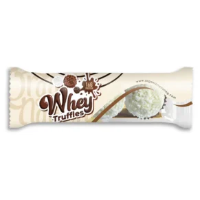Whey Truffles White Chocolate-واي ترافل بطعم الشيكولاتة وجوز الهند