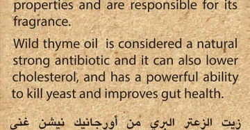 Wild Thyme Oil-زيت الزعتر البري