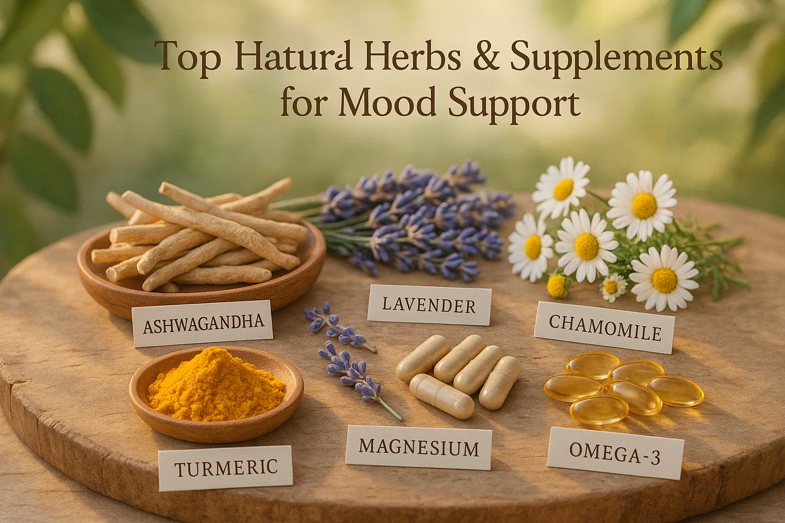 Herbs and Supplements for Natural Mood Improvement