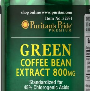 جرين كوفي من بيوريتانز برايد-Green Coffee Bean Extract Puritan’s Pride