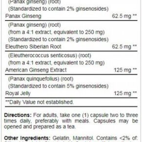جينسنغ كومبلكس مع غذاء ملكات النحل-Ginseng Complex with Royal Jelly
