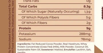 سبريد الشوكولاتة عالي البروتين-Guilt Free High Protein Chocolate Spread