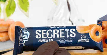 سناك بروتين سيكرتس بنكهة الدونات-Secrets Protein Bar Maple Donuts