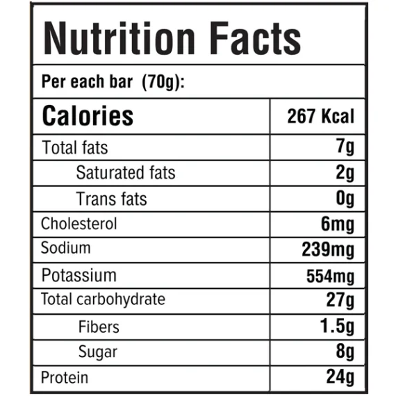 سناك بروتين سيكرتس بنكهة الدونات-Secrets Protein Bar Maple Donuts