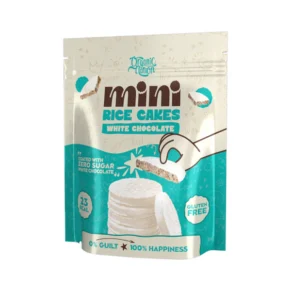 كعك الأرز المغطى بالشوكولاتة البيضاء - Mini Rice Cakes Coated with White Chocolate