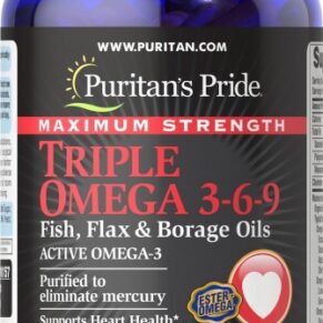 ماكسيموم سترينجث تربل أوميغا 3-6-9-Maximum Strength Triple Omega 3-6-9