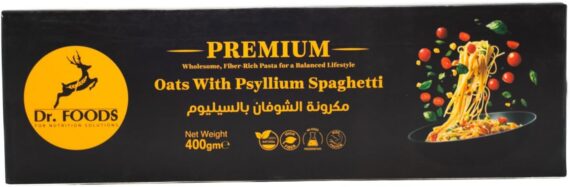 مكرونة سباجيتي بالشوفان والسيليوم دكتور فودز-Oats with Psyllium Spaghetti Dr Foods