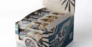 واي ترافل بطعم الشيكولاتة والبندق-Whey Truffles Dark Chocolate with Hazelnuts