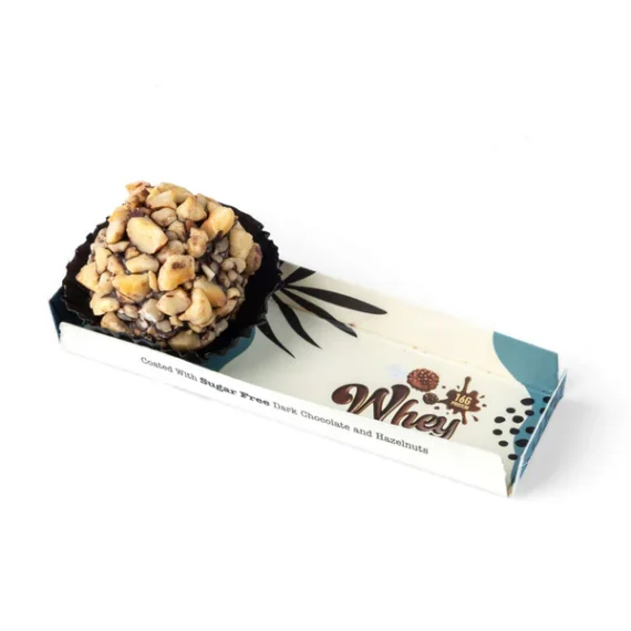 واي ترافل بطعم الشيكولاتة والبندق-Whey Truffles Dark Chocolate with Hazelnuts