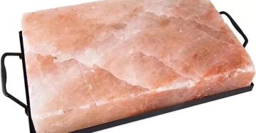 حجر ملح الهيمالايا الوردي بريميوم-Himalayan Pink Salt Block