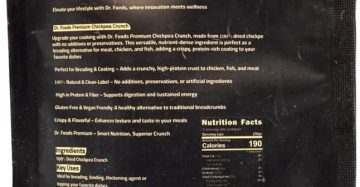 بديل بقسماط الحمص المطحون بريميوم-Chickpea Crunch